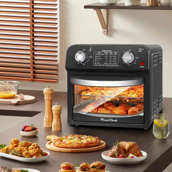 12 Liter Air Fryer With Dual Knob Control Healthy Oil-free Cooking Oven - Image 4