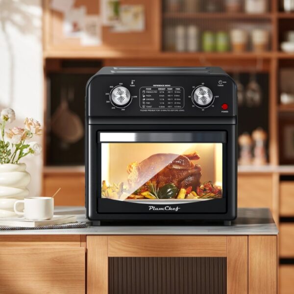 12 Liter Air Fryer With Dual Knob Control Healthy Oil-free Cooking Oven - Image 2
