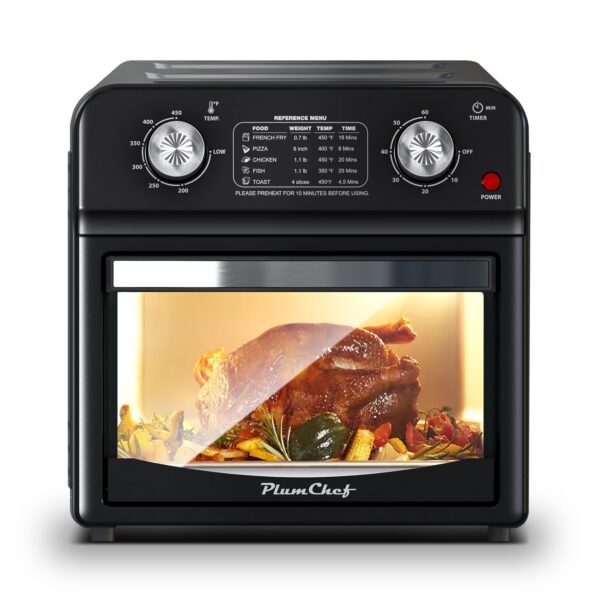 12 Liter Air Fryer With Dual Knob Control Healthy Oil-free Cooking Oven - Image 5