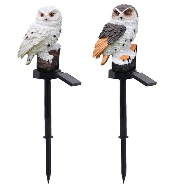 Solar Power LED Owl Parrot Lawn Light Outdoor Waterproof Garden Landscape Lamp - Image 3